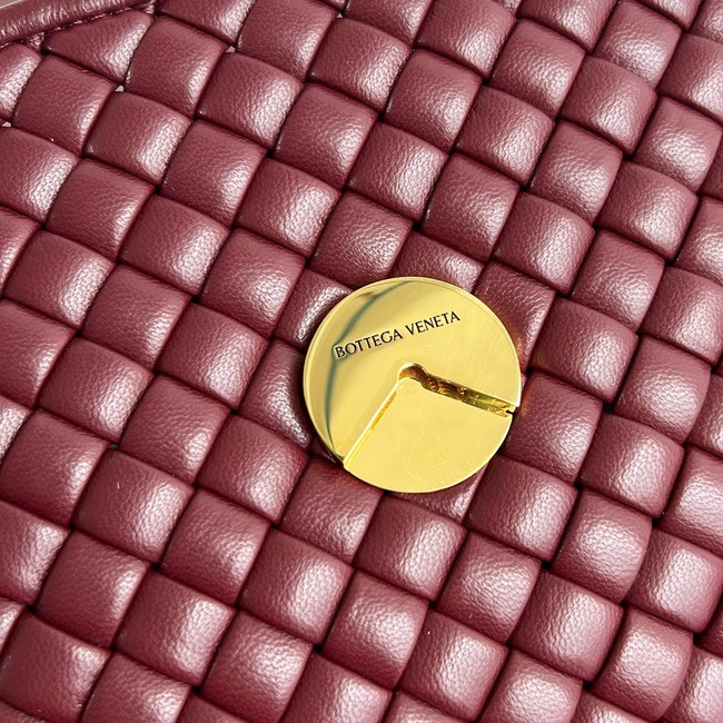 Bottega Veneta Patti Shoulder Bag 776783 Cherry