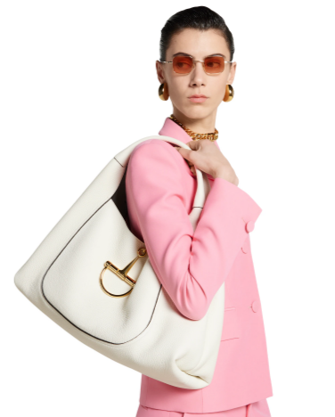 GUCCI SOFTBIT MAXI SHOULDER BAG 837466 white