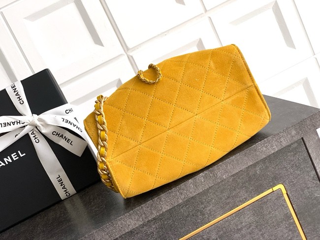 CHANEL 25 MINI HANDBAG AS5631 YELLOW