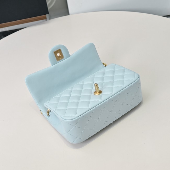 Chanel SMALL FLAP BAG AS1787 light Blue