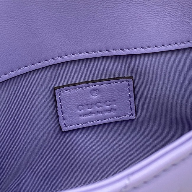 GUCCI GG MARMONT MINI SHOULDER BAG 841290 Purple