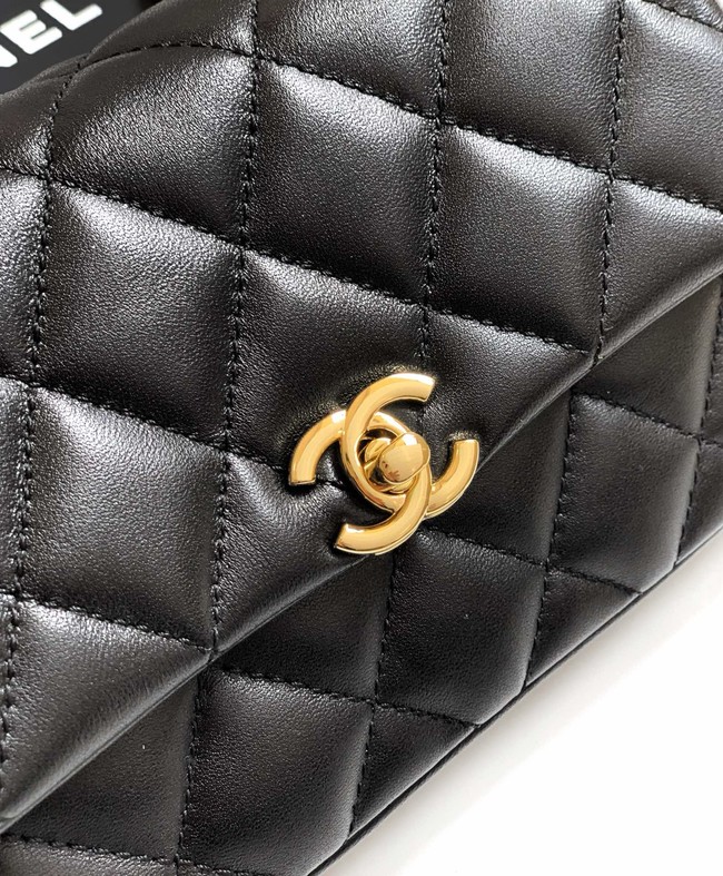 Chanel CLASSIC Original Lambskin 11.12 HANDBAG AS6564 black