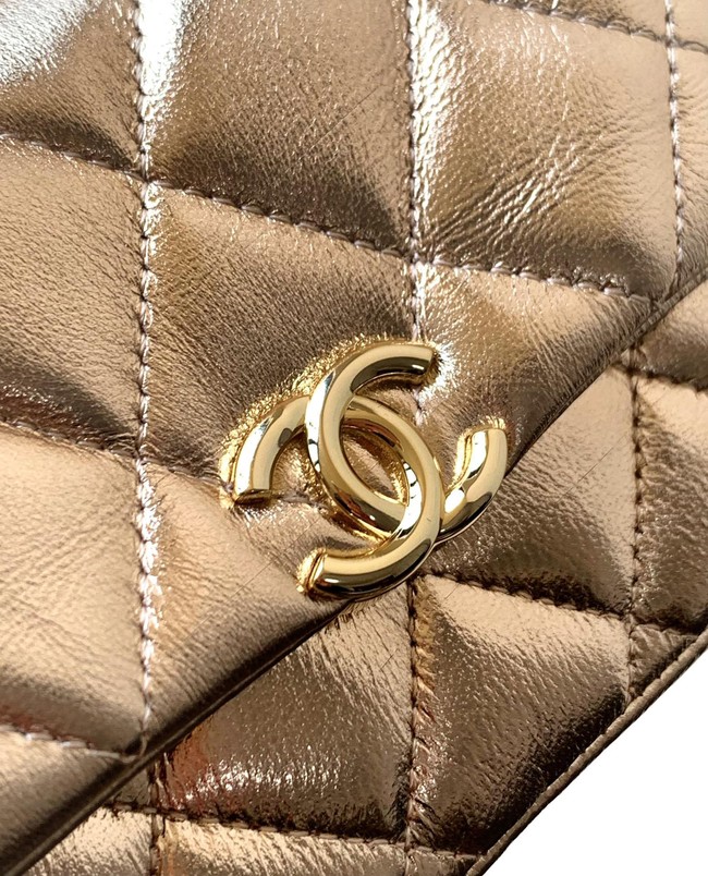Chanel CLASSIC Original Lambskin 11.12 HANDBAG AS6564 gold