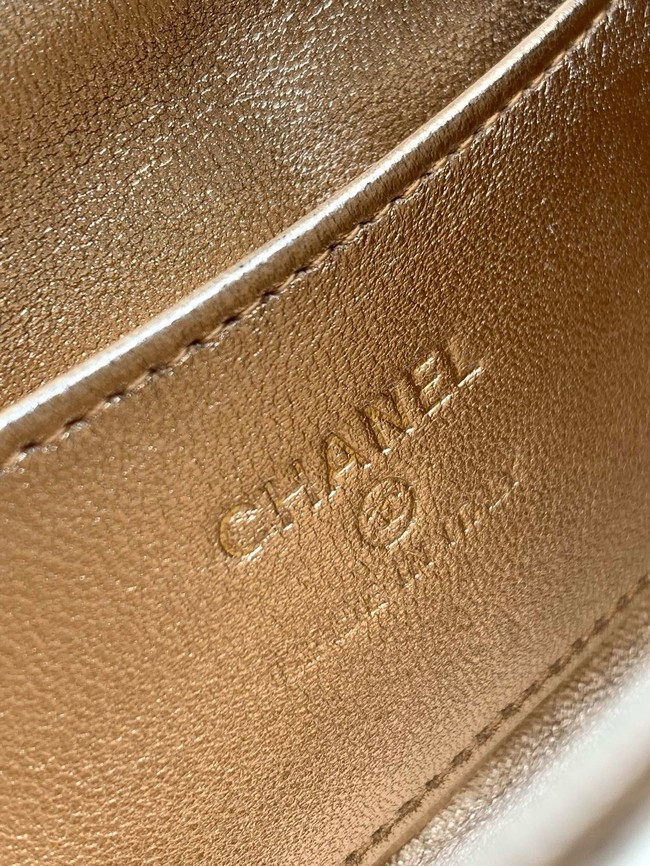 Chanel CLASSIC Original Lambskin 11.12 HANDBAG AS6564 gold