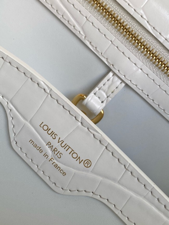 Louis Vuitton Capucines Crocodile pattern BB M86154 WHITE