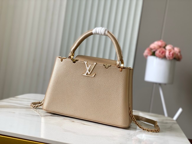 Louis Vuitton Capucines MM M23331 Gold