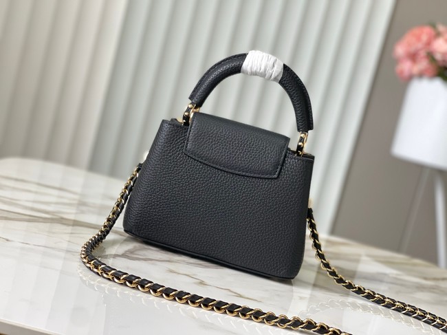 Louis Vuitton Capucines Mini M23082 black&Crystal