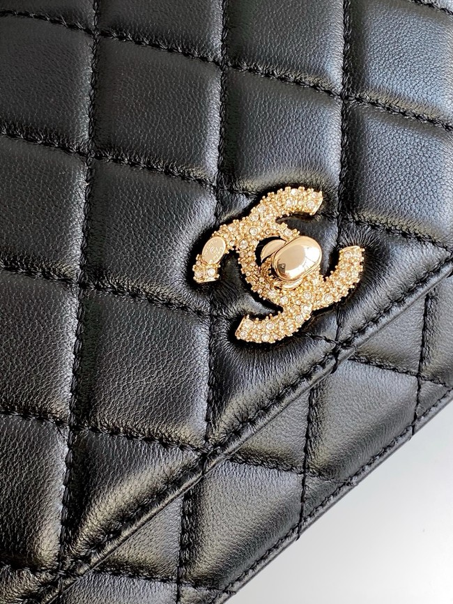 CHANEL Wallet On Chain AP4323 black