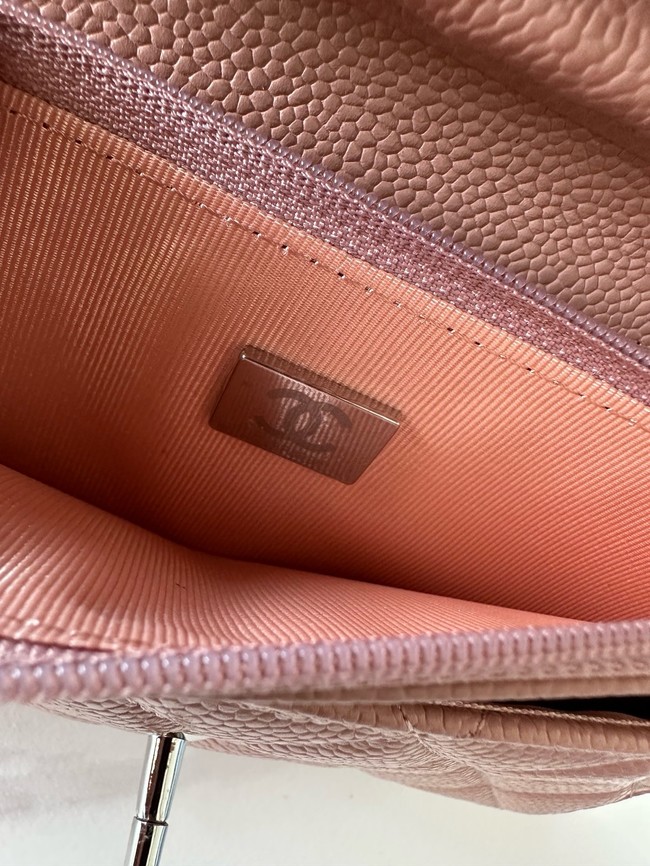 Chanel Classic Wallet On Chain Grained Calfskin AP4241-8