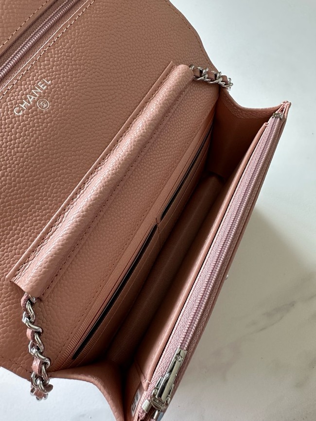 Chanel Classic Wallet On Chain Grained Calfskin AP4241-8