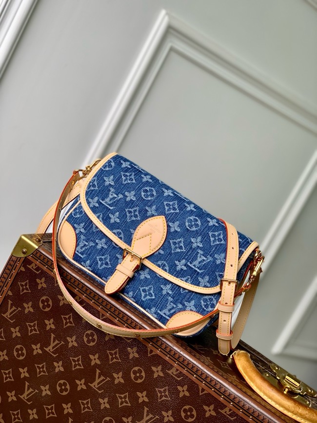 Louis Vuitton NEW Diane M13070 Denim Blue