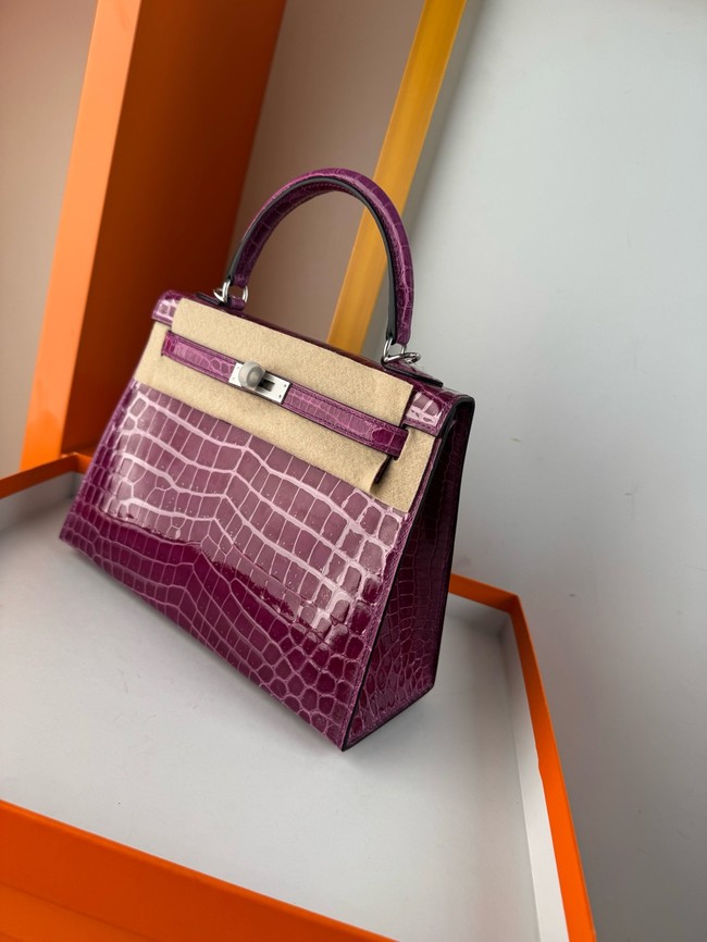 Hermes Kelly Shoulder Bags Nile crocodile leather KL3598-1