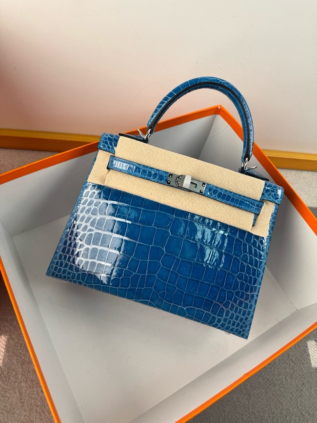 Hermes Kelly Shoulder Bags Nile crocodile leather KL3598-17