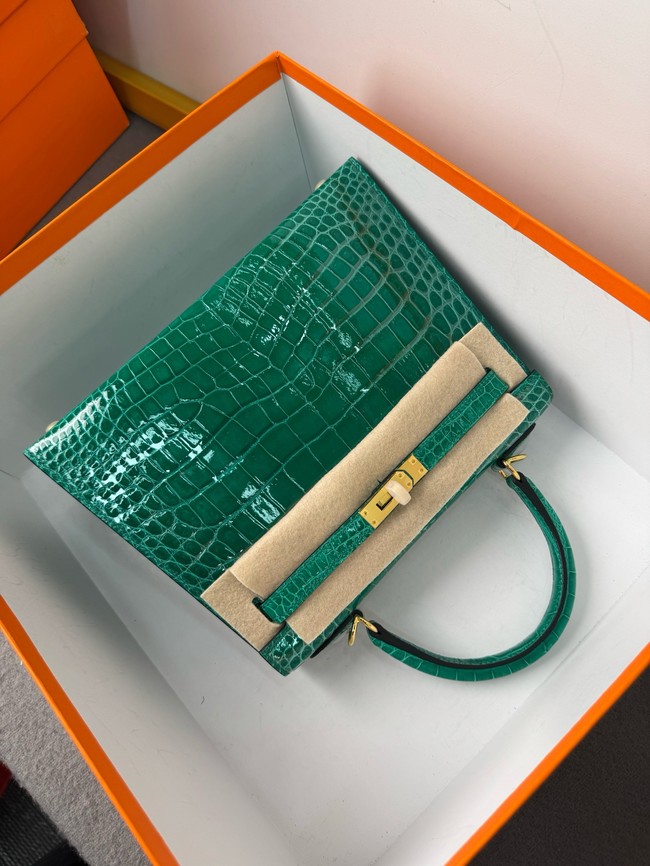 Hermes Kelly Shoulder Bags Nile crocodile leather KL3598-18