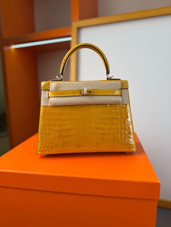 Hermes Kelly Shoulder Bags Nile crocodile leather KL3598-5