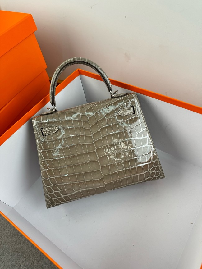 Hermes Kelly Shoulder Bags Nile crocodile leather KL3598-6