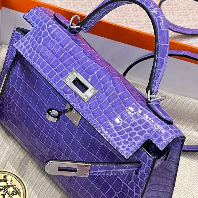Hermes Kelly Shoulder Bags Nile crocodile leather KL2766-1