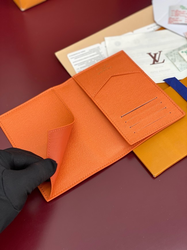 Louis Vuitton Passport Cover M14877 Brick Red