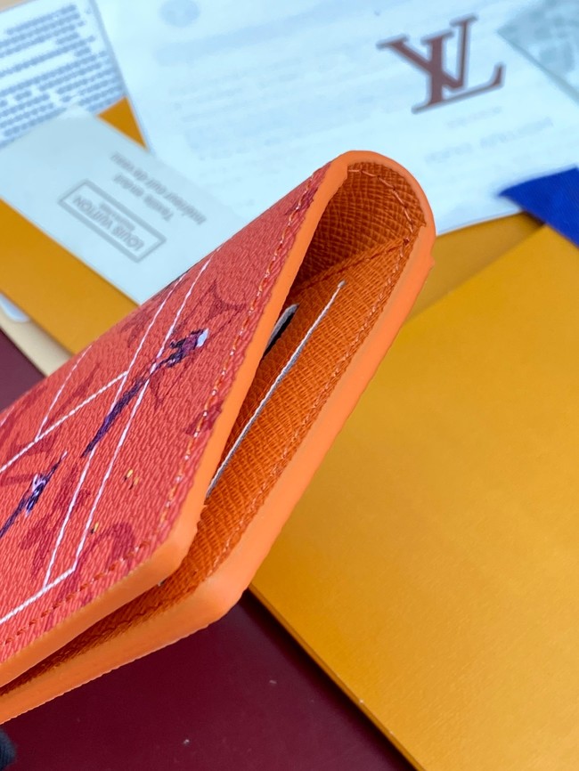 Louis Vuitton Pocket Organizer M14881 Brick Red