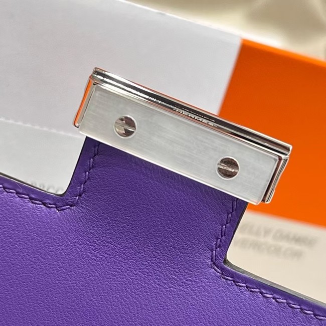 Hermes Constance Bag Nile crocodile leather 2701 Purple