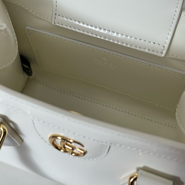 GUCCI BAMBOO DIVA SMALL BAG 832938 WHITE