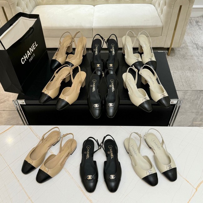 Chanel SLINGBACKS High heels 9.5CM 44976-4