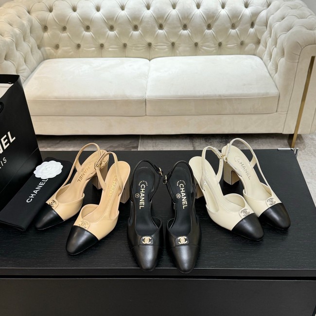 Chanel SLINGBACKS High heels 9.5CM 44976-5