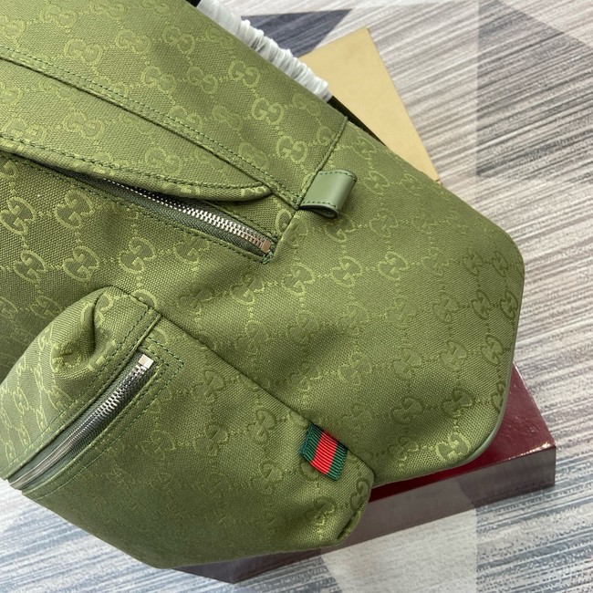 GUCCI GG canvas medium backpack 834464 Forest green