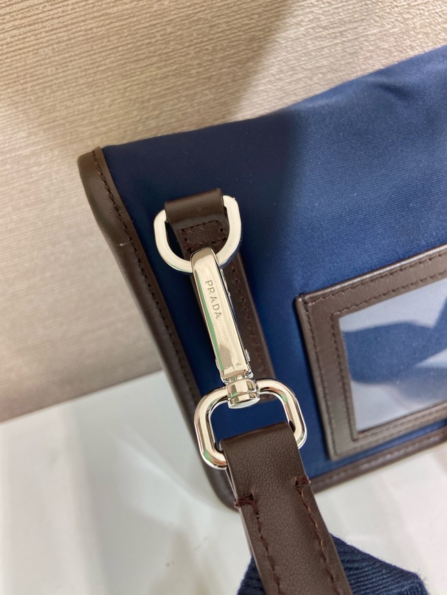 Prada Re-Nylon and Saffiano leather smartphone case 2ZH108 blue