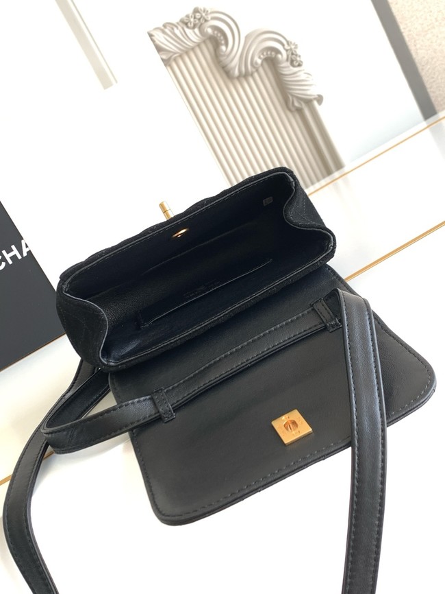 Chanel MINI FLAP BAG AS4679 BLACK