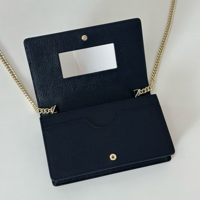 Gucci GG Marmont bi-color wallet on chain 497985 ariation beige and blue Supreme