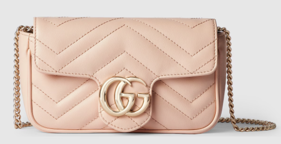 Gucci GG Marmont mini bag 476433 pink