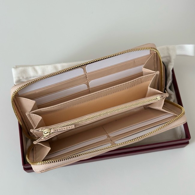 Gucci GG Marmont zip around wallet 837758 pink