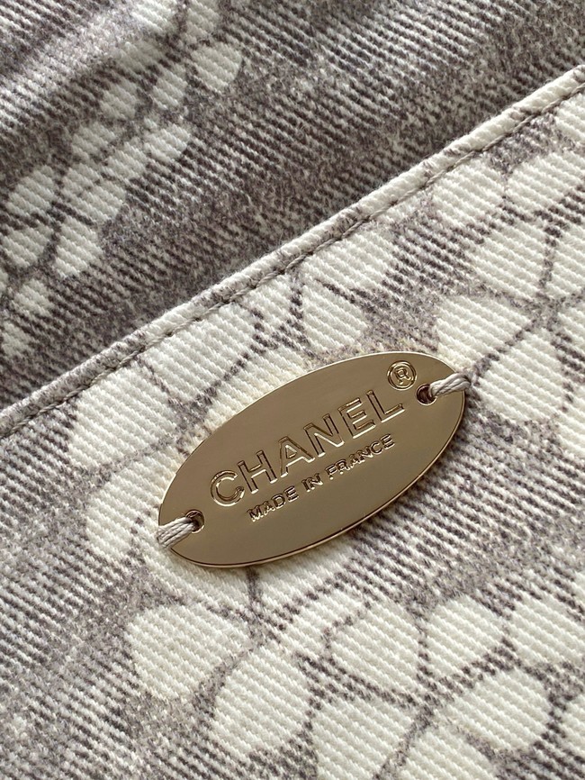 Chanel Shopping Bag AS5429 Grey & White
