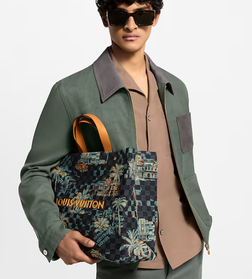 Louis Vuitton Shopper Tote MM N00218 Marina Blue