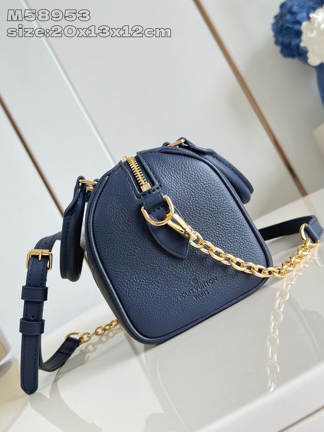 Louis Vuitton Speedy Bandouliere 20 M14200 Navy