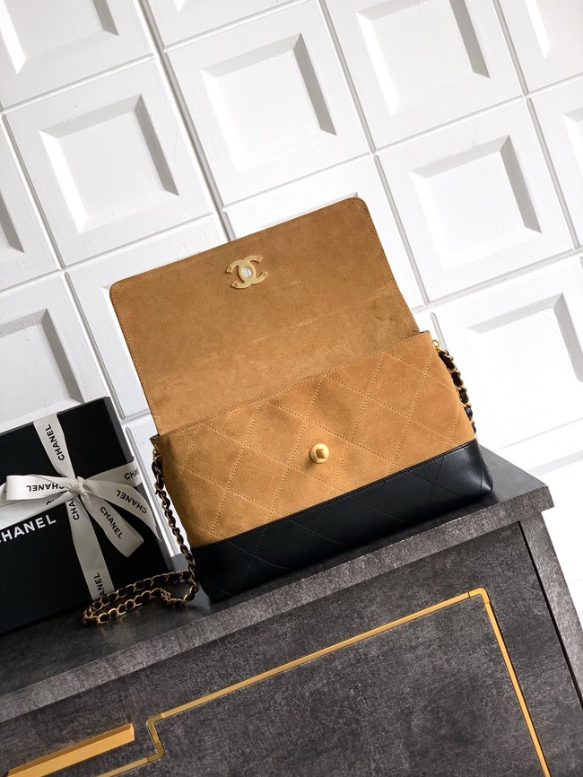 CHANEL Shopping Bag 5598 Black&brown