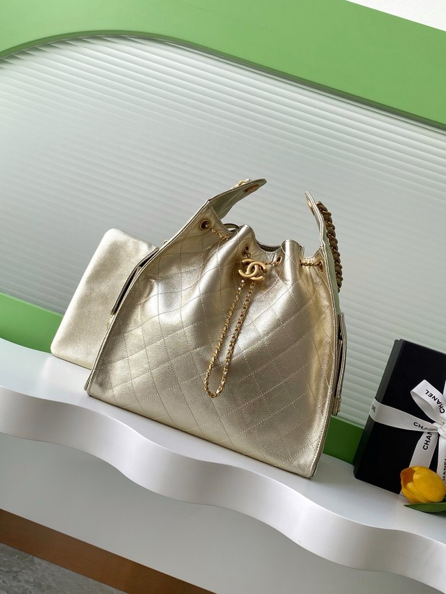 Chanel Grained Calfskin HOBO BAG AS5311 gold