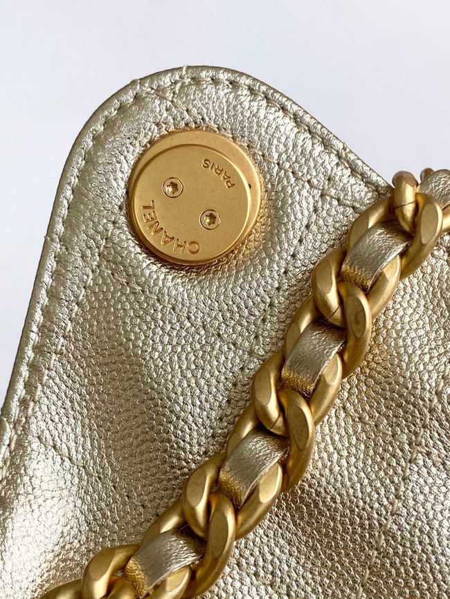 Chanel Grained Calfskin HOBO BAG AS5311 gold