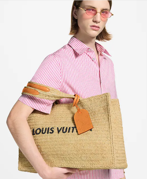 Louis Vuitton Summer Shopper Tote MM M14458 Natural Beige