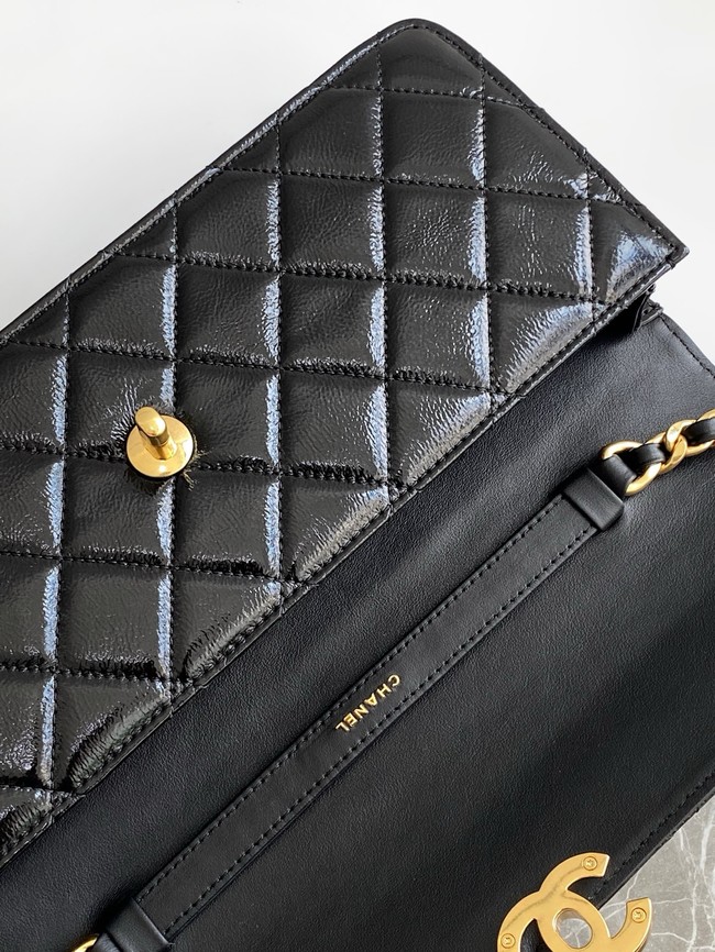CHANEL Large Flap Bag AS5642 black