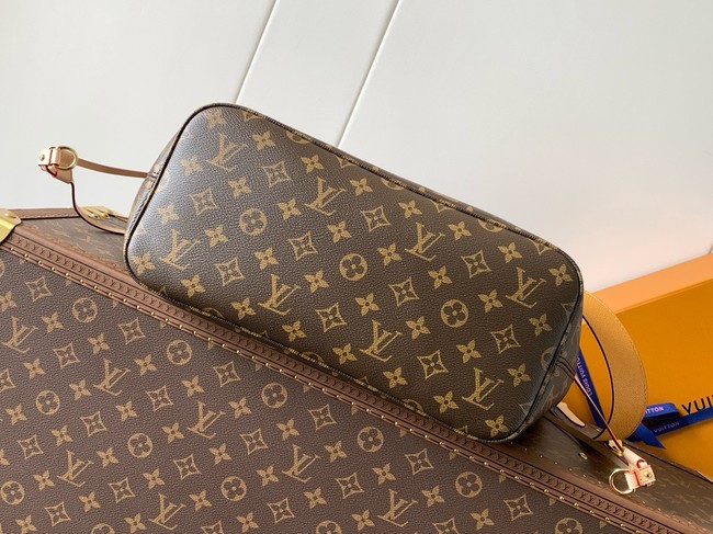 Louis Vuitton Neverfull Bandouliere Inside Out MM M12257 Monogram&Jaune Safran