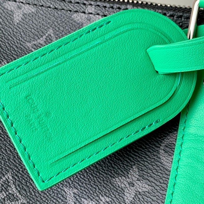 Louis Vuitton Keepall Bandouliere 55 M40605 black&green