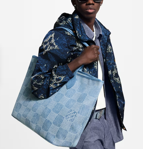 Louis Vuitton Nevereverfull N00198 blue