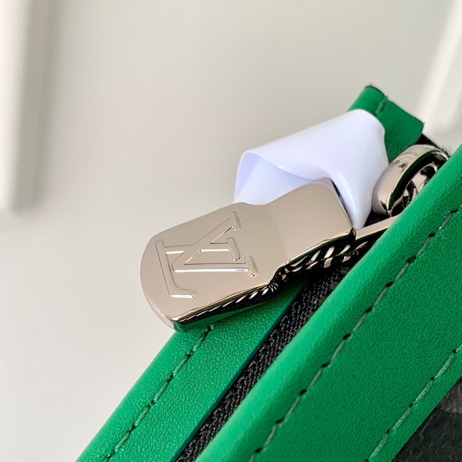 Louis Vuitton Pochette Voyage MM M26031 black&green