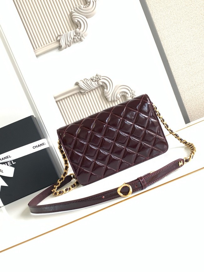 CHANEL Medium Flap Bag AS5618 Dark Brown