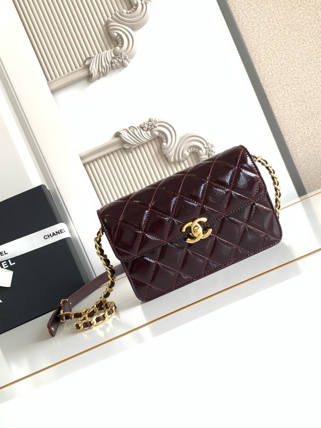 CHANEL Mini Flap Bag AS5618 Dark Brown