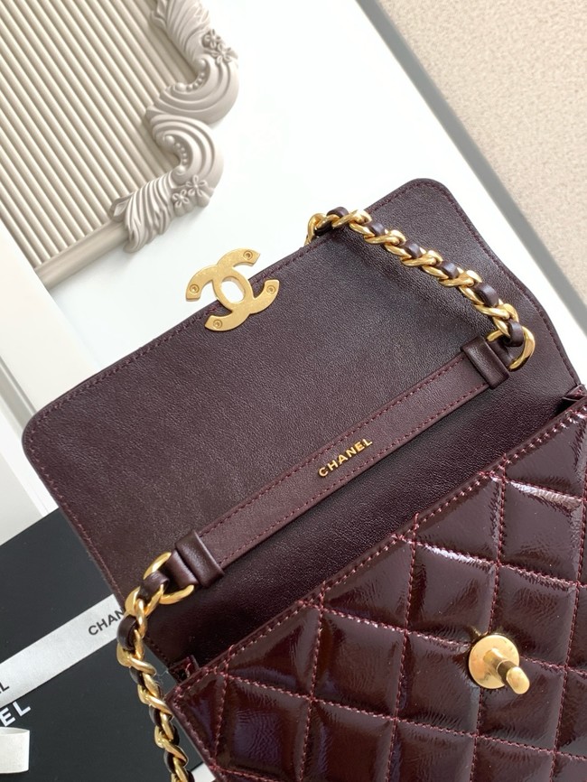 CHANEL Mini Flap Bag AS5618 Dark Brown