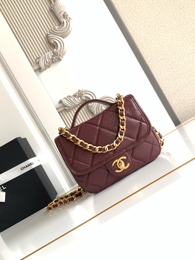 CHANEL Wallet On Chain AP5146 burgundy