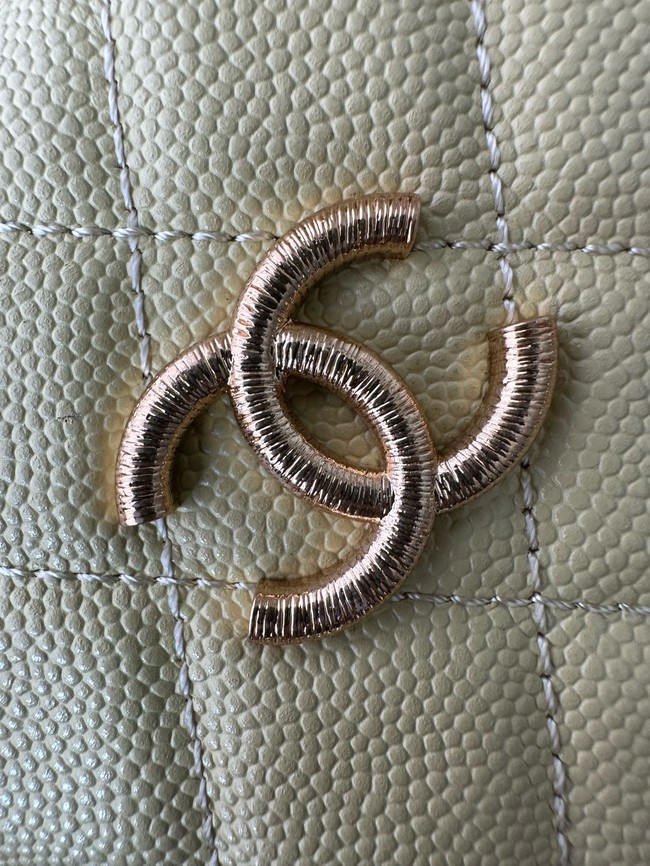 Chanel MINI Shoulder Bag Calfskin AS4386 yellow